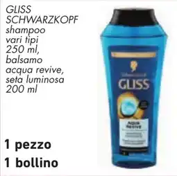 Conad GLISS SCHWARZKOPF balsamo offerta