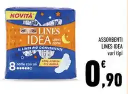 Conad Assorbenti LINES IDEA offerta