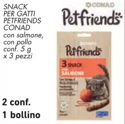 Conad Snack per gatti petfriends CONAD offerta