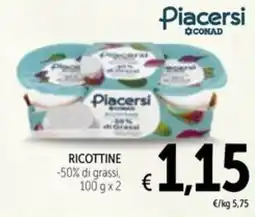 Spazio Conad Ricottine Piacersi CONAD offerta