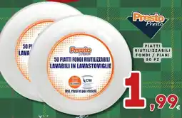 Ferdico Presto piatti riutilizzabili fondi / piani offerta