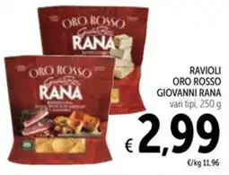 Spazio Conad Ravioli oro rosso giovanni RANA offerta