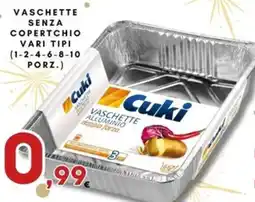 Ferdico Vaschette senza copertchio offerta