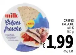 Spazio Conad Crepes fresche MILK offerta