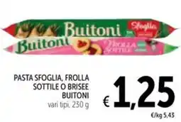 Spazio Conad Pasta sfoglia, frolla sottile o brisee BUITONI offerta