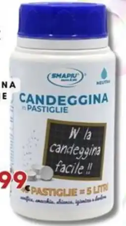 Ferdico Smapiu candeggina pastiglie offerta