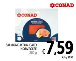 Spazio Conad Salmone affumicato NORVEGESE offerta