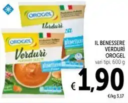 Spazio Conad Il benessere verdurì OROGEL offerta