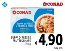 Spazio Conad Zuppa di pesce e frutti di mare CONAD offerta