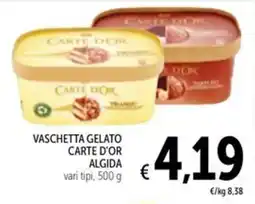 Spazio Conad Vaschetta gelato carte d'or ALGIDA offerta
