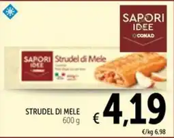 Spazio Conad Strudel di mele SAPORI IDEE CONAD offerta