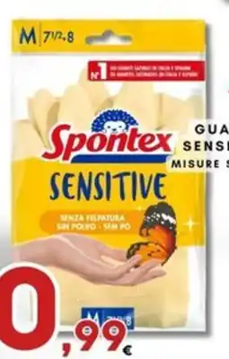 Ferdico Spontex guanti sensitive offerta