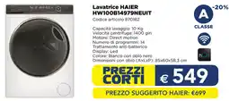 Esselunga Lavatrice HAIER HW100B14979NEUIT offerta
