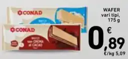 Spazio Conad Wafer CONAD offerta