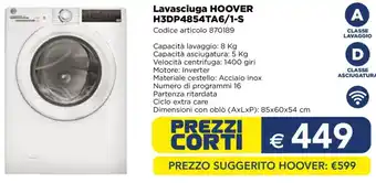 Lavasciuga HOOVER H3DP4854TA6/1-S