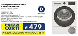 Esselunga Asciugatrice WHIRLPOOL C WD 83M WBS IT offerta
