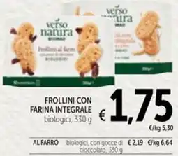 Spazio Conad Frollini con farina integrale verso natura CONAD offerta