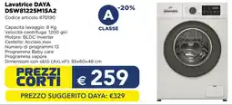 Esselunga Lavatrice DAYA DSW81225M15A2 offerta