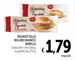 Spazio Conad Pagnottelle mulino bianco BARILLA offerta