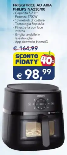 Esselunga FRIGGITRICE AD ARIA PHILIPS NA230/00 offerta