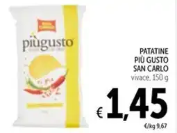 Spazio Conad Patatine più gusto SAN CARLO offerta