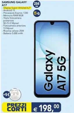 Esselunga SAMSUNG GALAXY A17 offerta