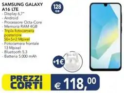 Esselunga SAMSUNG GALAXY A16 LTE offerta