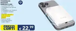 Esselunga POWERBANK MAGSAFE WIRELESS 5.000 offerta