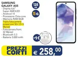 Esselunga SAMSUNG GALAXY A55 offerta