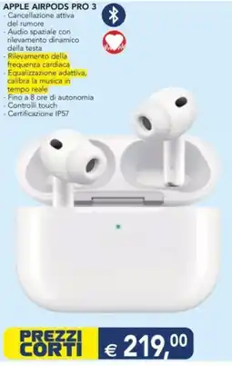Esselunga APPLE AIRPODS PRO 3 offerta