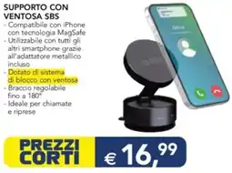 Esselunga SUPPORTO CON VENTOSA SBS offerta