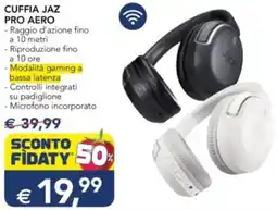 Esselunga CUFFIA JAZ PRO AERO offerta