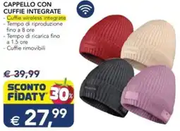 Esselunga Cappello con cuffie integrate offerta
