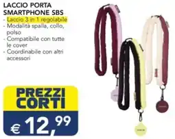Esselunga LACCIO PORTA SMARTPHONE SBS offerta