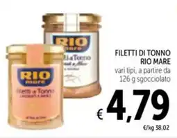 Spazio Conad Filetti di tonno RIO MARE offerta