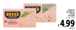 Spazio Conad Tranci di salmone al vapore RIO MARE offerta