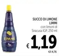 Spazio Conad Succo di limone LIMMI offerta