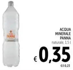 Spazio Conad Acqua minerale PANNA offerta