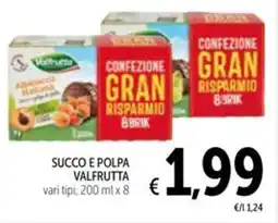 Spazio Conad Succo e polpa VALFRUTTA offerta
