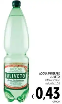 Spazio Conad Acqua minerale ULIVETO offerta