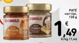 Spazio Conad PATÈ vari tipi offerta