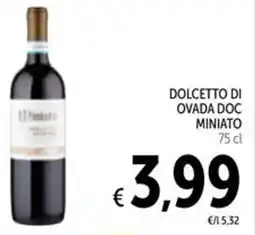 Spazio Conad Dolcetto di ovada doc MINIATO offerta
