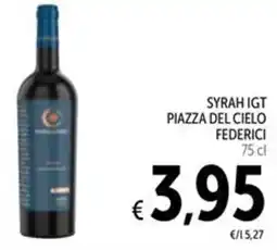 Spazio Conad Syrah IGT piazza del cielo federici offerta