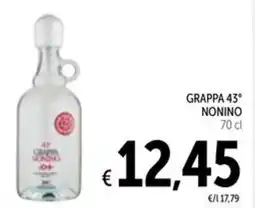 Spazio Conad Grappa 43° NONINO offerta