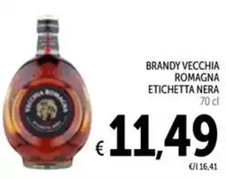 Spazio Conad Brandy vecchia romagna etichetta nera offerta