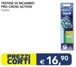 Esselunga Testine di ricambio pro cross action offerta