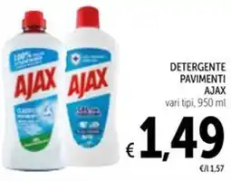 Spazio Conad Detergente pavimenti AJAX offerta