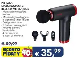 Esselunga PISTOLA MASSAGGIANTE BEURER MG 89 2025 offerta