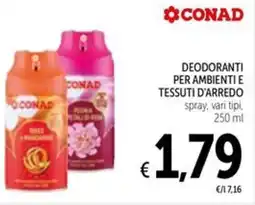 Spazio Conad Deodoranti per ambienti e tessuti d'arredo CONAD offerta
