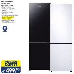 Esselunga FRIGORIFERO SAMSUNG RB33B612EBN offerta